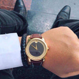 Movado Museum Classic Brown Dial Brown Leather Strap Watch For Men - 0606880 Buy Now By Movado