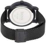 Hugo Boss Oxygen Black Dial Black Mesh Bracelet Watch for Men - 1513636 Buy Now By Hugo Boss