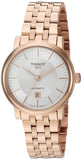 Tissot T Classic Carson Premium White Dial Rose Gold Steel Strap Watch for Women - T122.207.33.031.00 Buy Now By Tissot