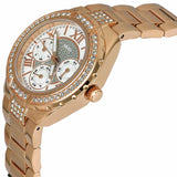 Guess Viva Diamonds Gold Dial Gold Steel Strap Watch for Women - W0111L2 Buy Now By Guess