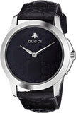 Gucci G Timeless Quartz Black Dial Black Leather Strap Watch For Men - YA1264031 Buy Now By Gucci