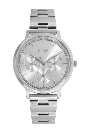 Hugo Boss Prima Silver Dial Silver Steel Strap Watch for Women - 1502570 Buy Now By Hugo Boss