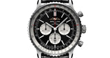 Breitling Navitimer B01 Chronograph 46 Black Dial Black Leather Strap Watch for Men - AB0137211B1P1 Buy Now By Breitling