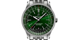 Breitling Navitimer Automatic 41mm Green Dial Silver Steel Strap Watch for Men - A17326361L1A1 Buy Now By Breitling