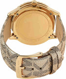 Michael Kors Runway Three Hand Quartz Gold Dial Brown Leather Strap Watch For Women - MK6999 Buy Now By Michael Kors