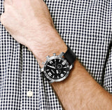 Fossil Nate Chronograph Black Dial Black Leather Strap Watch for Men - JR1436 Buy Now By Fossil