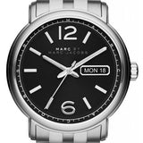 Marc Jacobs Fergus Black Dial Silver Steel Strap Watch for Men - MBM5075 Buy Now By Marc Jacobs