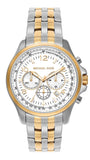 Michael Kors Pilot Multifunction Chronograph White Dial Two Tone Steel Strap Watch for Men - MK9126 Buy Now By Michael Kors