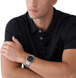 Michael Kors Blake Quartz Black Dial Silver Steel Strap Watch for Men - MK9133 Buy Now By Michael Kors