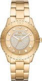 Michael Kors Runway Three-Hand Gold Dial Gold Steel Strap Watch For Women - MK6911 Buy Now By Michael Kors