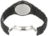 Bulova Crystal Collection Phantom Black Dial Black Steel Strap Watch for Men - 98A240 Buy Now By Bulova
