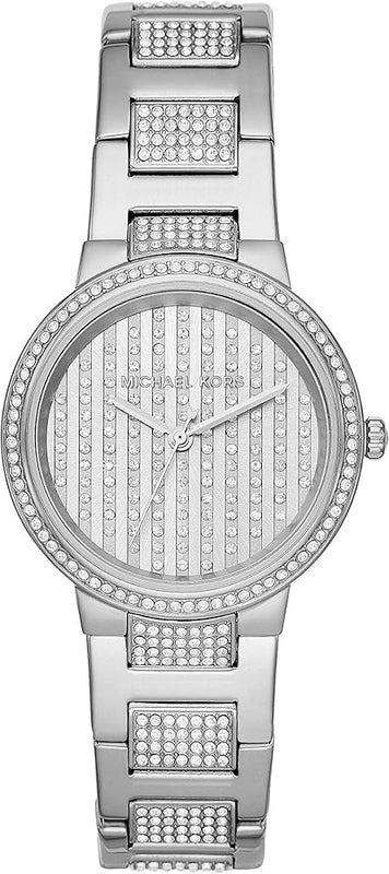 Michael Kors Gabbi Quartz Crystals Silver Dial Silver Steel Strap Watch For Women - MK3984 Buy Now By Michael Kors