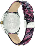 Versace Shadov Pink Dial Pink Leather Strap Watch for Women - VEBM00818 Buy Now By Versace