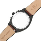 Fossil Everett Chronograph Black Dial Brown Leather Strap Watch for Men - FS5798 Buy Now By Fossil