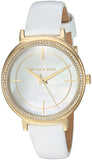 Michael Kors Cinthia Mother of Pearl Dial White Leather Strap Watch for Women - MK2662 Buy Now By Michael Kors