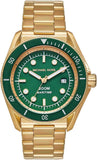 Michael Kors Maritime Analog Green Dial Gold Steel Strap Watch for Men - MK9162 Buy Now By Michael Kors