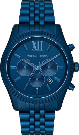 Michael Kors Lexington Chronograph Blue Dial Blue Steel Strap Watch For Men - MK8791 Buy Now By Michael Kors
