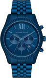 Michael Kors Lexington Chronograph Blue Dial Blue Steel Strap Watch For Men - MK8791 Buy Now By Michael Kors
