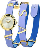 Versace V-Flare Silver Dial Purple Leather Strap Watch for Women - VEBN00318 Buy Now By Versace
