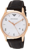 Emporio Armani Beta Chronograph White Dial Brown Leather Strap Watch For Men - AR1915 Buy Now By Emporio Armani