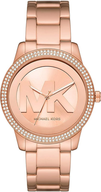 Michael Kors Tibby Quartz Rose Gold Dial Rose Gold Steel Strap Watch For Women - MK6880 Buy Now By Michael Kors