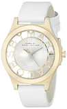 Marc Jacobs Henry Skeleton White Dial White Leather Strap Watch for Women - MBM1339 Buy Now By Marc Jacobs