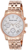 Michael Kors Damen White Dial Rose Gold Steel Strap Watch for Women - MK5026 Buy Now By Michael Kors