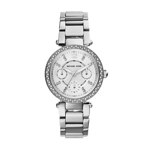 Michael Kors Parker Silver Dial Silver Steel Strap Watch for Women - MK5615 Buy Now By Michael Kors