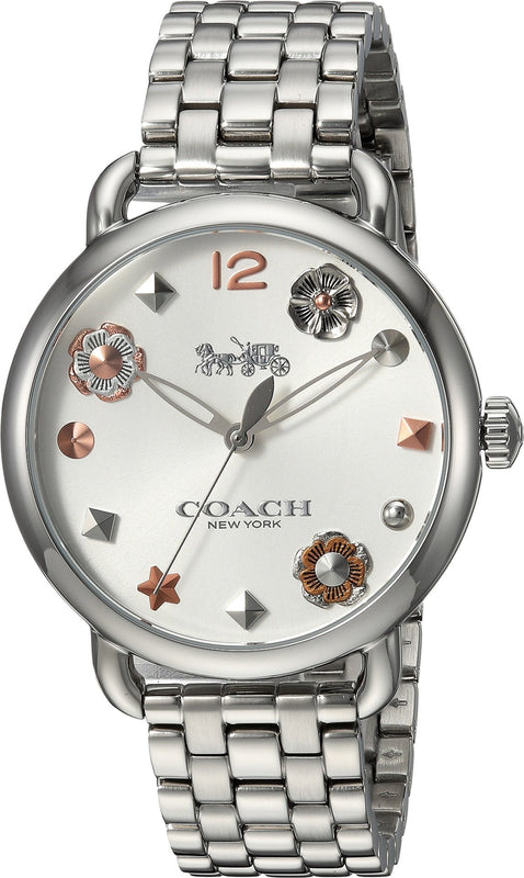 Coach Delancey White Dial Stainless Steel Watch For Women - 14502810 Buy Now By Coach