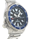 Citizen Promaster Fugu Limited Edition Diver's 200m Automatic Black Dial Silver Steel Strap Watch For Men - NY0098-84E Buy Now By Citizen