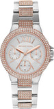 Michael Kors Camille Multifunction White Dial Two Tone Steel Strap Watch For Women - MK6846 Buy Now By Michael Kors