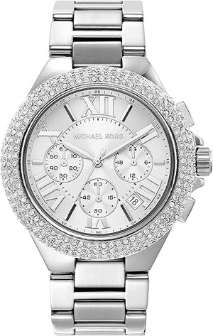 Michael Kors Camille Crystals Quartz Silver Dial Silver Steel Strap Watch for Women - MK6993 Buy Now By Michael Kors