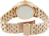 Tommy Hilfiger Jenna Quartz White Dial Rose Gold Steel Strap Watch for Women - 1782070 Buy Now By Tommy Hilfiger