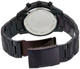 Fossil Townsman Chronograph Black Dial Black Steel Strap Watch for Men - FS5379 Buy Now By Fossil