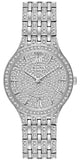 Bulova Crystal Collection Silver Dial Silver Steel Strap Watch for Women - 96L243 Buy Now By Bulova