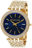 Michael Kors Darci Blue Dial Gold Steel Strap Watch for Women - MK3406 Buy Now By Michael Kors