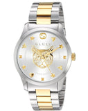 Gucci G Timeless Silver Dial Two Tone Steel Strap Watch For Women - YA1264074 Buy Now By Gucci
