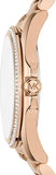 Michael Kors Bradshaw Quartz Rose Gold Dial Rose Gold Steel Strap Watch For Women - MK6556 Buy Now By Michael Kors