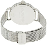 Calvin Klein Even Black Dial Silver Mesh Bracelet Watch for Women - K7B21121 Buy Now By Calvin Klein