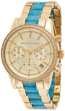 Michael Kors Ritz Gold Dial Two Tone Steel Strap Watch for Women - MK6328 Buy Now By Michael Kors