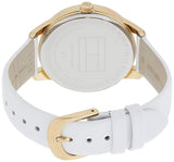 Tommy Hilfiger Brooklyn Quartz White Dial White Leather Strap Watch for Women - 1782018 Buy Now By Tommy Hilfiger