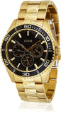 Guess BFF Multifunction Black Dial Gold Steel Strap Watch for Women - W0231L3 Buy Now By Guess