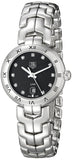 Tag Heuer Link Quartz Diamonds Black Dial Silver Steel Strap Watch for Women - WAT1410.BA0954 Buy Now By Tag Heuer