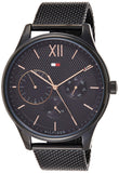 Tommy Hilfiger Damon Quartz Black Dial Black Mesh Bracelet Watch for Men - 1791420 Buy Now By Tommy Hilfiger