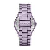 Michael Kors Slim Runway Quartz Purple Dial Purple Steel Strap Watch For Women - MK4540 Buy Now By Michael Kors