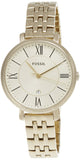 Fossil Jacqueline White Dial Gold Steel Strap Watch for Women - ES3434 Buy Now By Fossil
