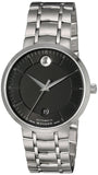 Movado 1881 Automatic Black Dial Silver Steel Strap Watch for Men - 606914 Buy Now By Movado