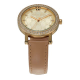 Michael Kors Corey Analog Gold Dial Brown Leather Strap Watch for Women - MK2986 Buy Now By Michael Kors