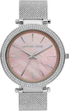 Michael Kors Darci Analog Pink Dial Silver Mesh Bracelet Watch For Women - MK4518 Buy Now By Michael Kors