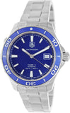Tag Heuer Aquaracer Calibre 5 Automatic Blue Dial Silver Steel Strap Watch for Men - WAK2111.BA0830 Buy Now By Tag Heuer